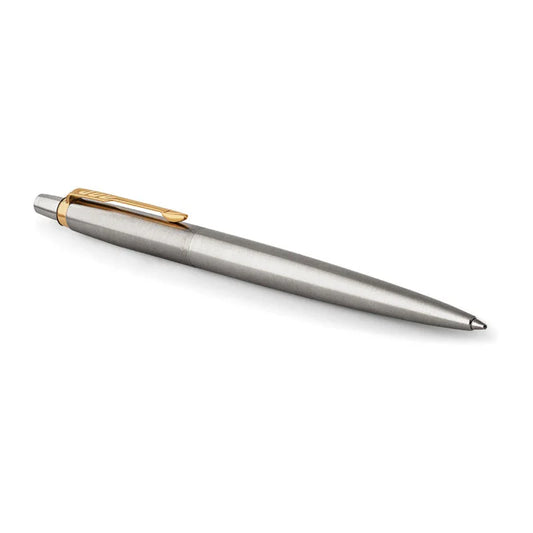 PARKER Jotter Stainless Steel Gold-Finish Trim Ball Pen