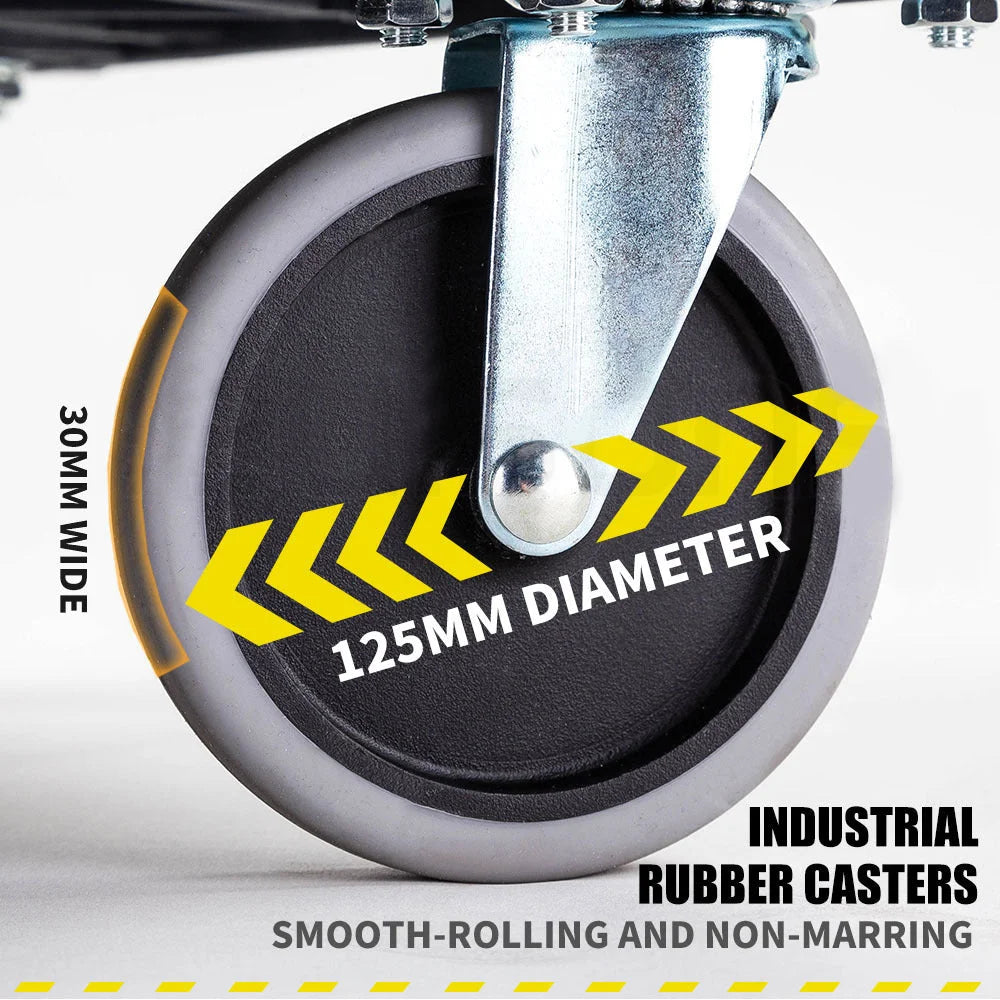 Parts Bin Trolley Mobile Tool Workshop Utility Storage Cart