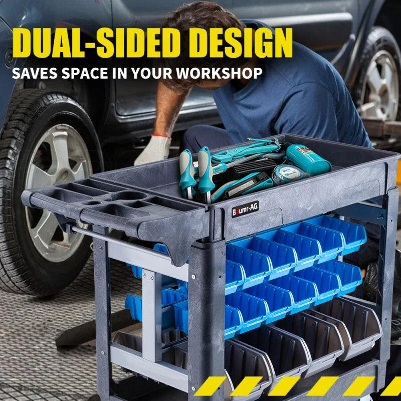 Parts Bin Trolley Mobile Tool Workshop