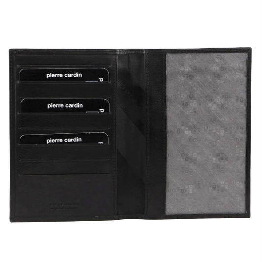 Passport Holder Pierre Cardin Leather Cover Wallet