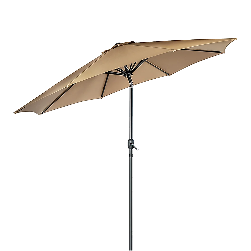 Patio Umbrella 9FT Outdoor Garden Table with 8 Sturdy Ribs