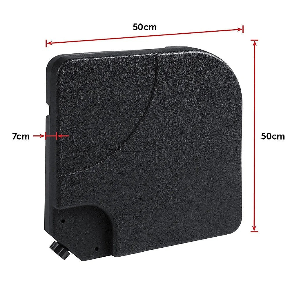 Patio Umbrella Base Stand 4-Piece Cantilever Offset 3M