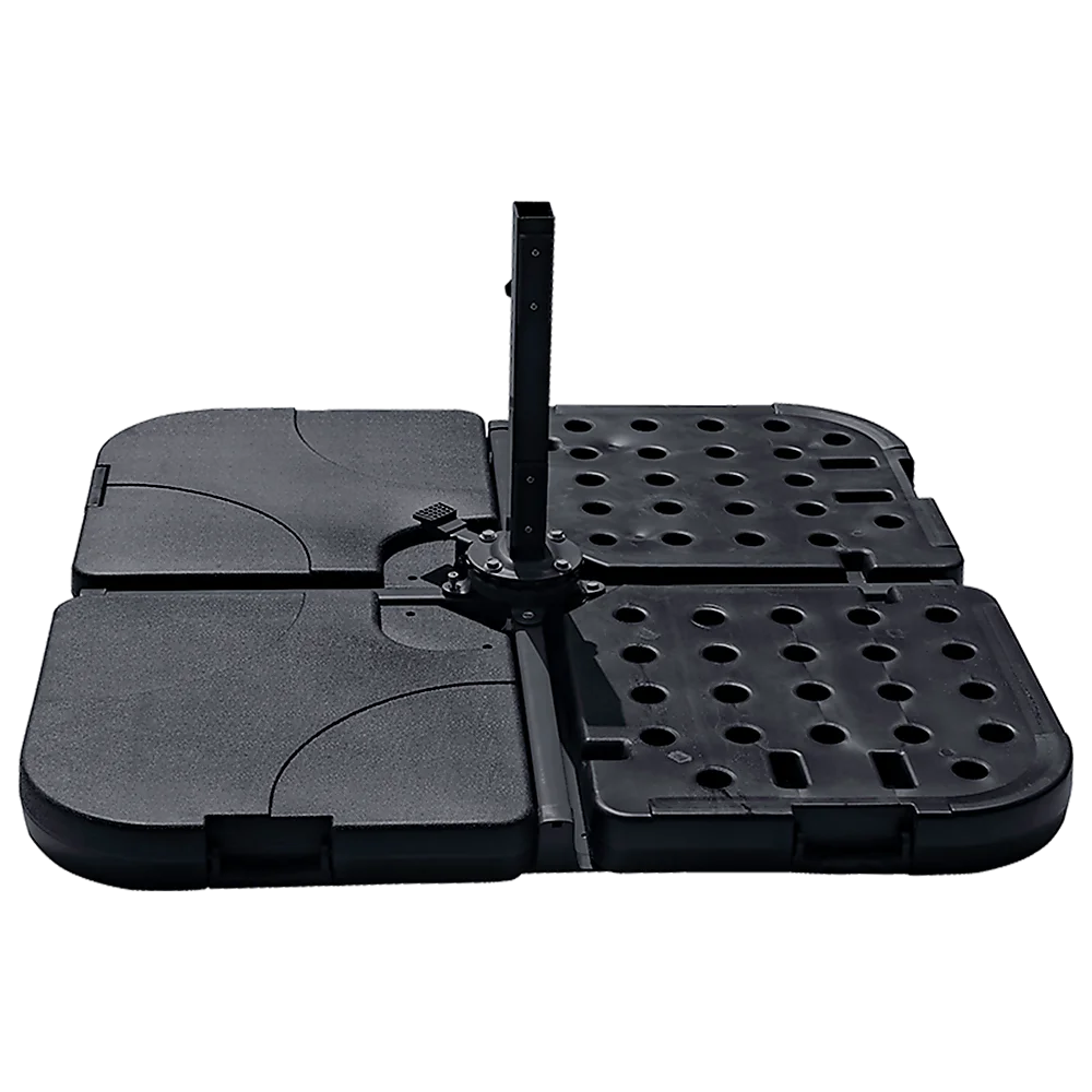 Patio Umbrella Base Stand 4-Piece Cantilever Offset 3M