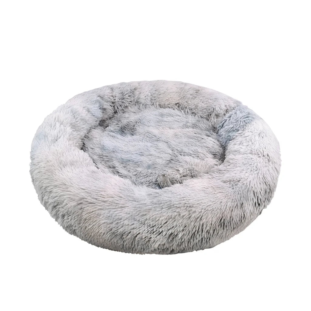 Pawfriends Dog Cat Pet Calming Bed Warm Soft Plush Round