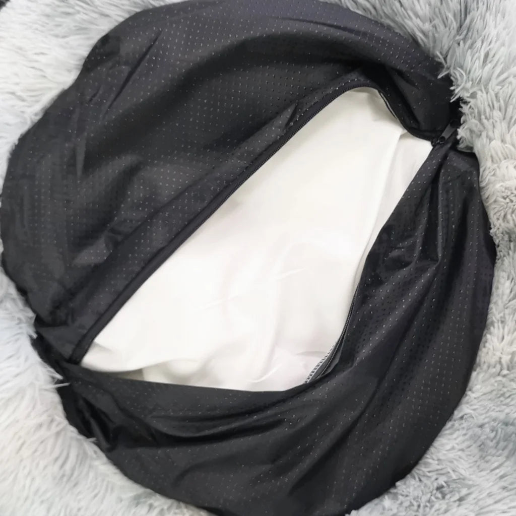 Pawfriends Dog Cat Pet Calming Bed Warm Soft Plush Round