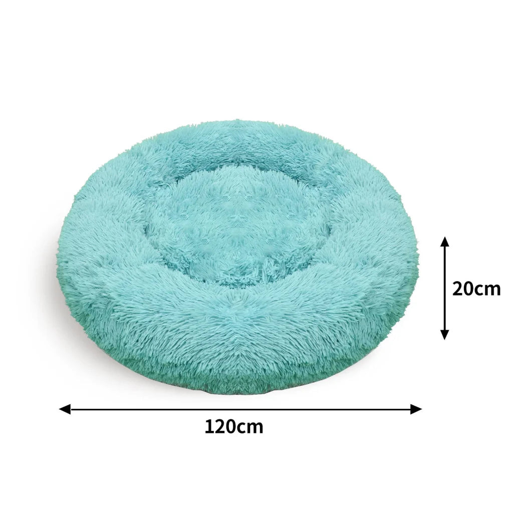 Pawfriends Pet Dog Bedding Warm Plush Round Comfortable