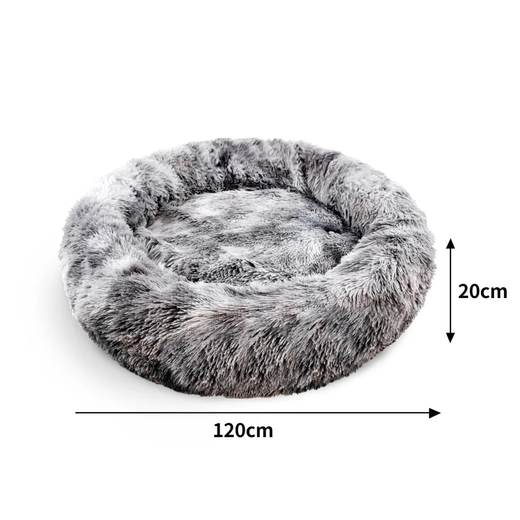 Pawfriends Pet Dog Cat Calming Bed Warm Soft Plush Sleeping