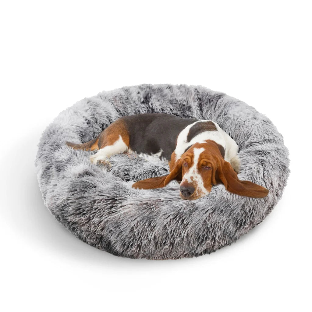 Pawfriends Pet Dog Cat Calming Bed Warm Soft Plush Sleeping
