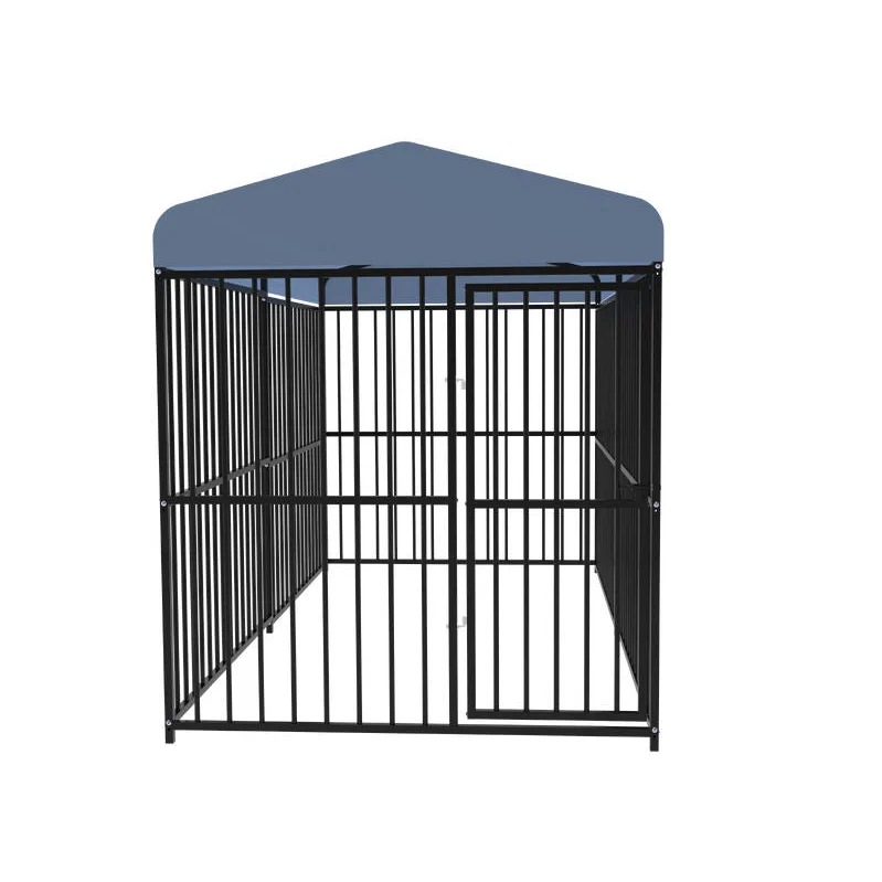 Pawhub Heavy Duty Dog Cage Black Metal Kennel Indoor