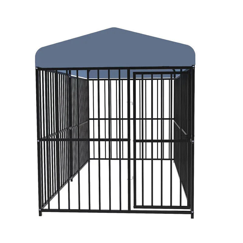 Pawhub Heavy Duty Dog Cage Black Metal Kennel Indoor