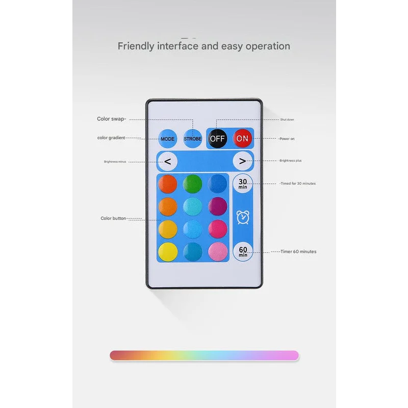 Peacock Projection LED Night Light - Multi-Color Atmosphere