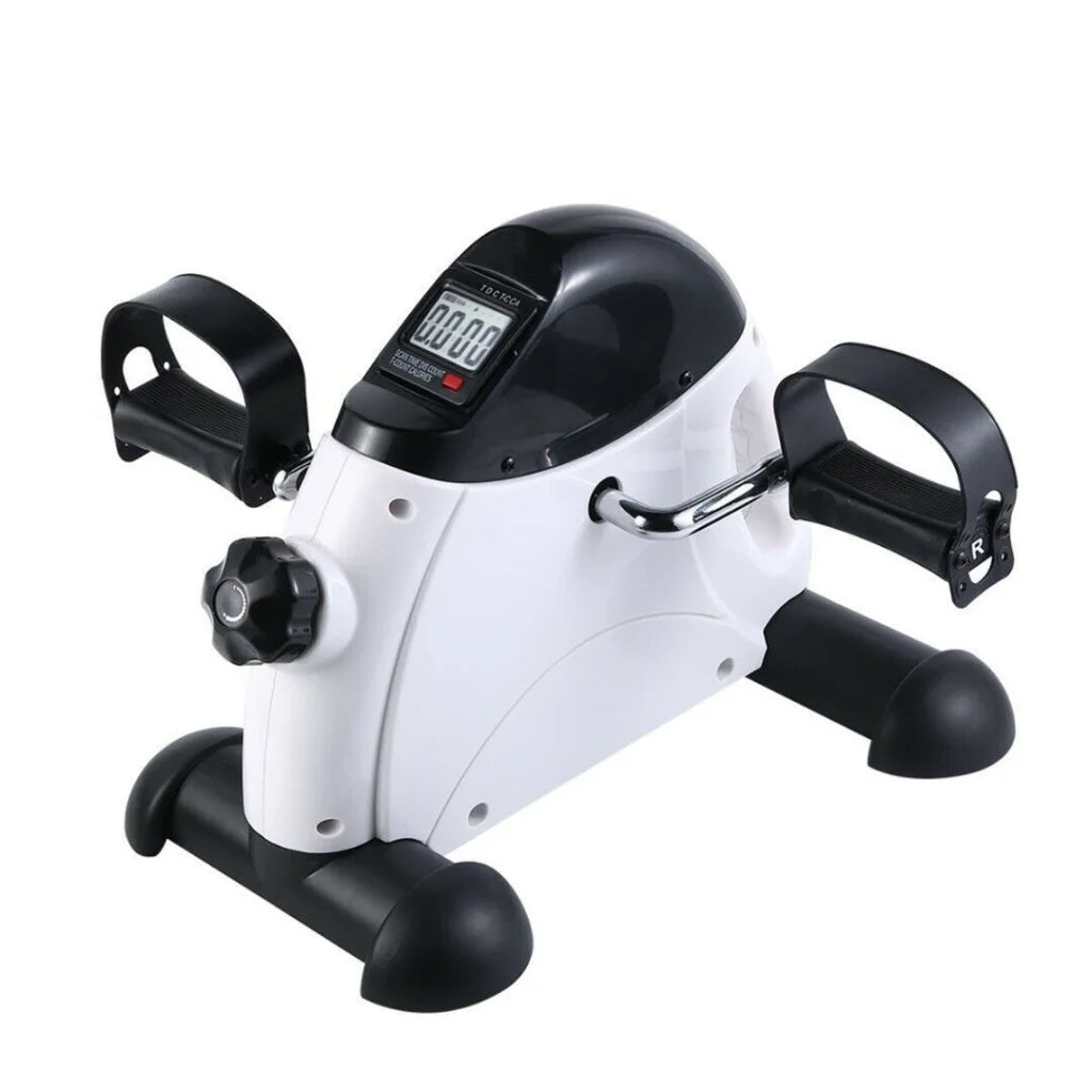 Pedal Exerciser Portable with LCD Monitor Tracking - Black