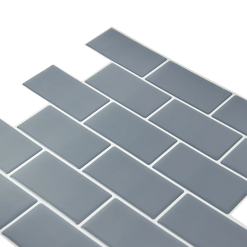 Peel stick wall with surface detail shown