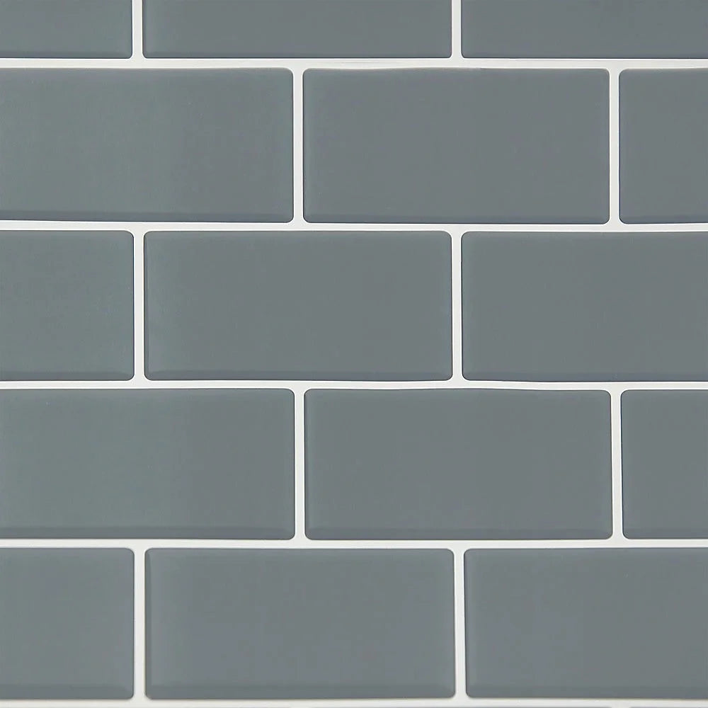 Grey 30cm peel stick wall with surface detail shown