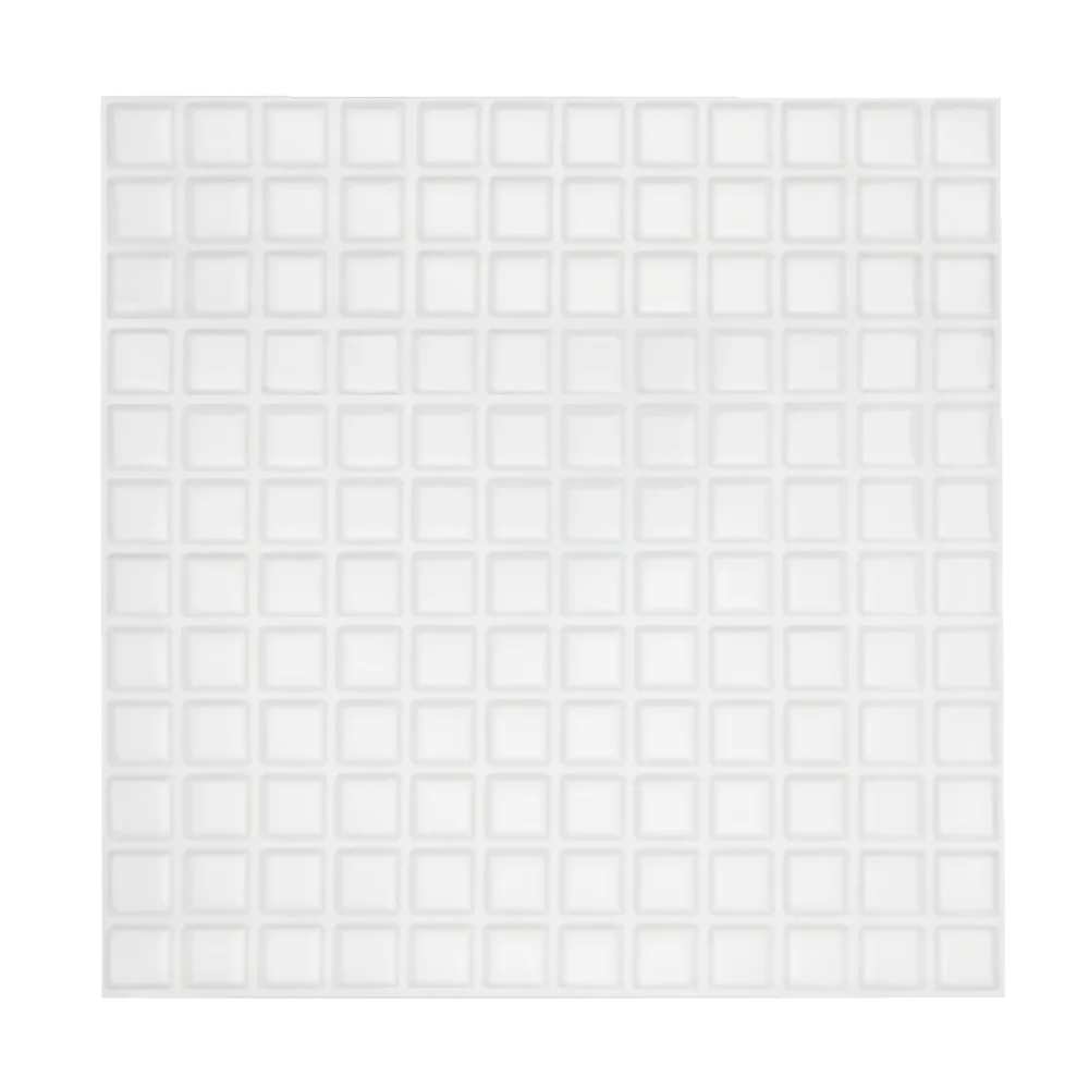 Peel and Stick Wall Tile 3D Stereoscopic Crystal White