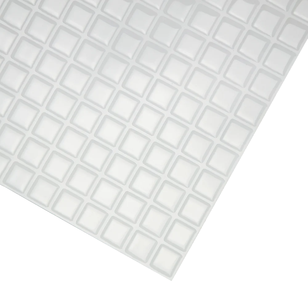 Peel and Stick Wall Tile 3D Stereoscopic Crystal White