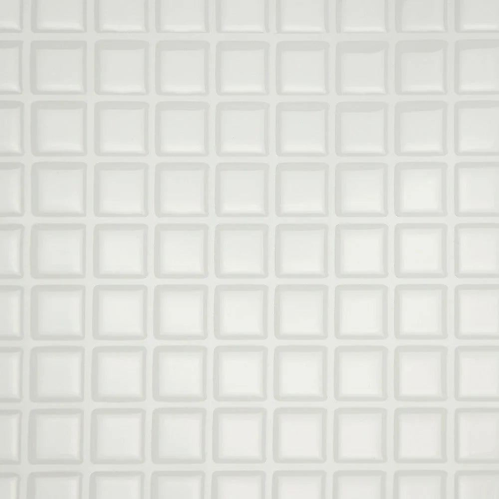 Peel and Stick Wall Tile 3D Stereoscopic Crystal White
