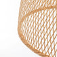 Pendant Lamp Bamboo Hand-Woven Dome Hanging Light Rattan