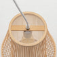 Pendant Lamp Natural Woven Bamboo Empire Hanging Light Bell