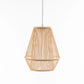 Pendant Lamp Natural Woven Bamboo Empire Hanging Light Bell