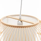 Pendant Lamp Natural Woven Bamboo Sphere Hanging Light Bell