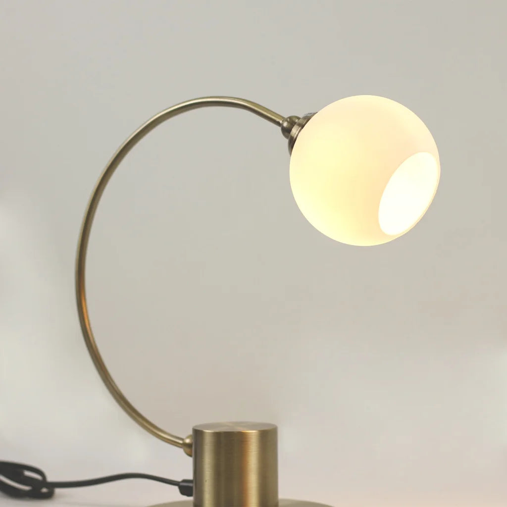 Penelope Touch Table Lamp - Antique Brass - Home & Garden >