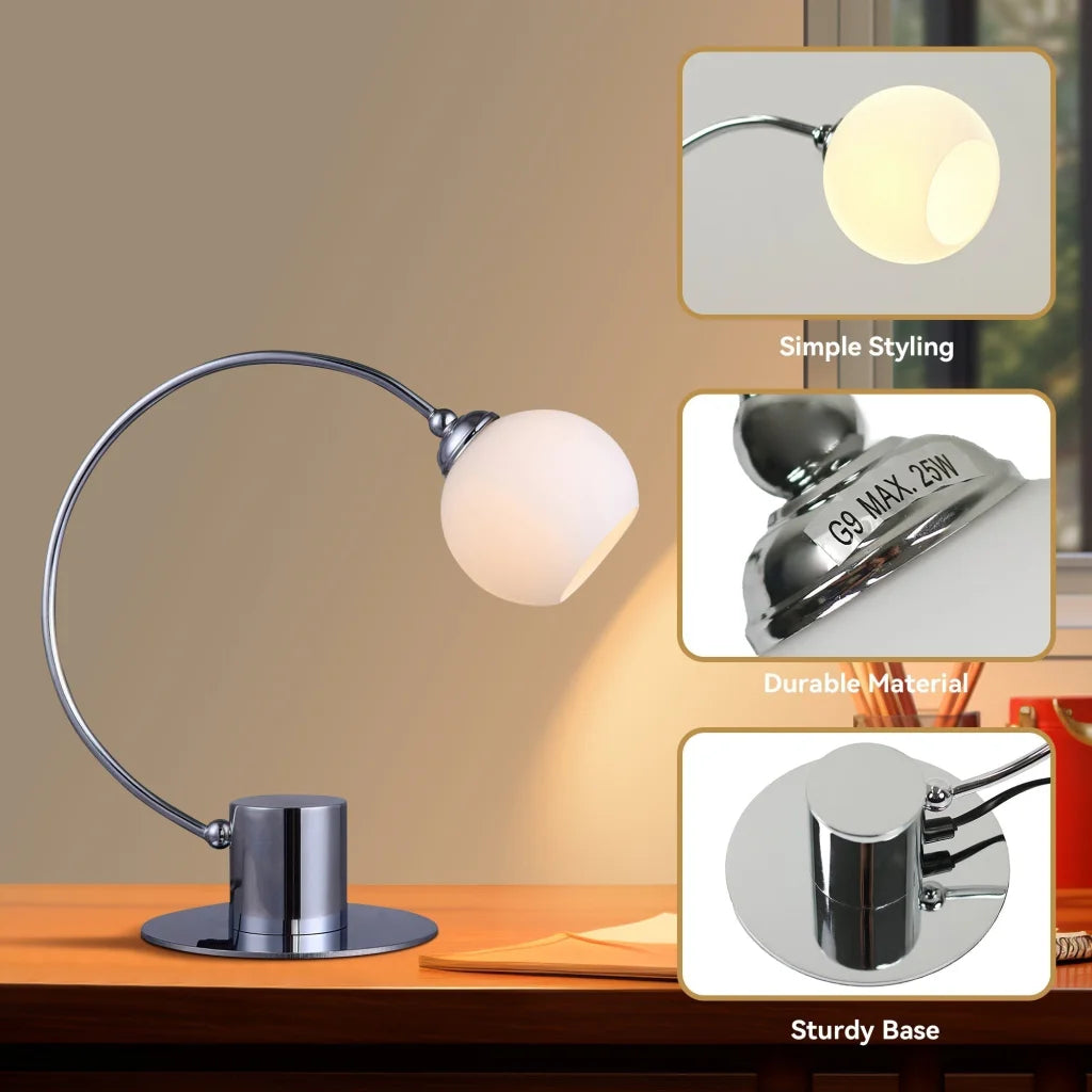 Penelope Touch Table Lamp - Chrome - Home & Garden >