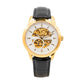 Peroz Automatic Men’s Watch - Black Leather - Fashion >