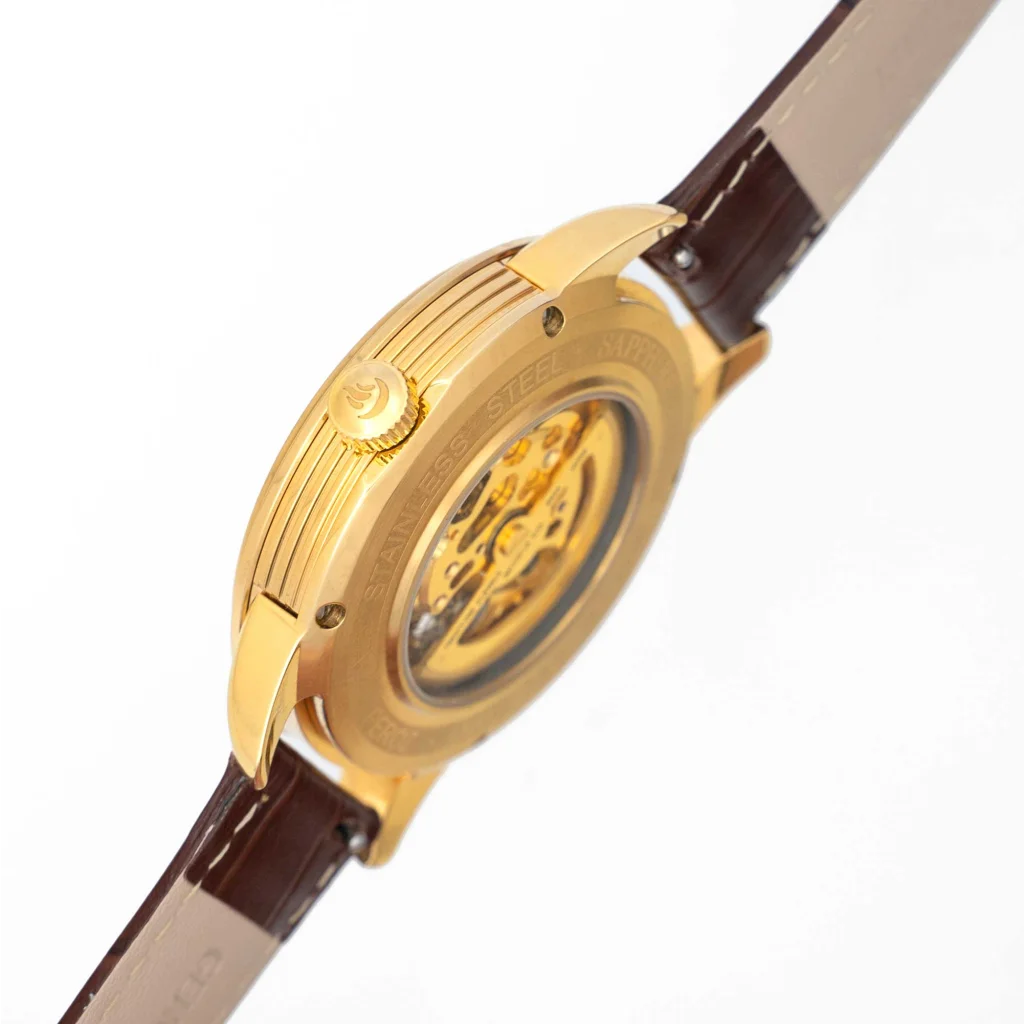 Peroz Automatic Men’s Watch - Brown Leather - Fashion >