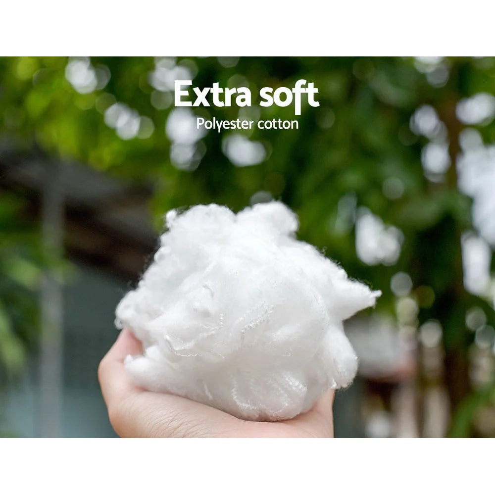 Pet Bed Dog Cat Calming Bed Large 90cm - Light Grey