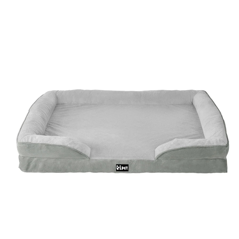 Pet Bed Dog Soft Cushion Egg Crate Large Sofa - Removable &