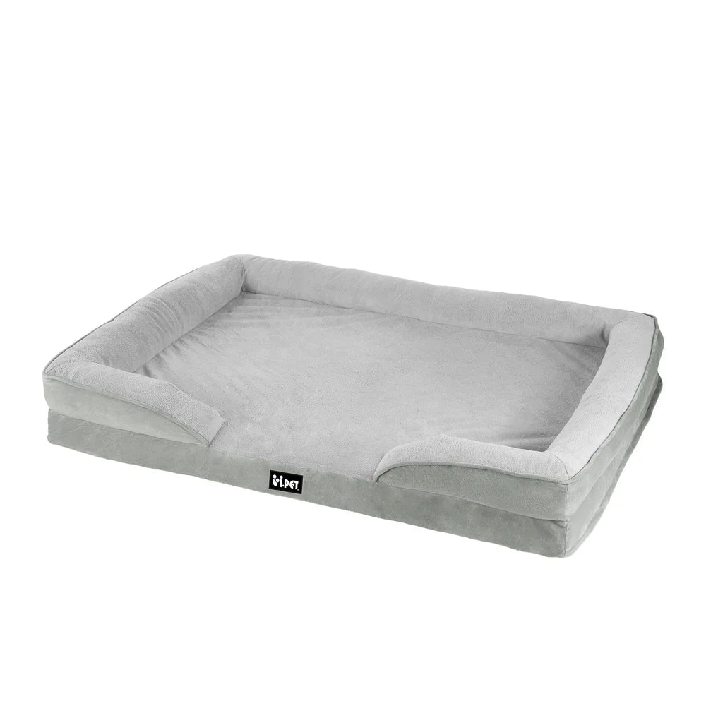 Pet Bed Dog Soft Cushion Egg Crate Large Sofa - Removable &