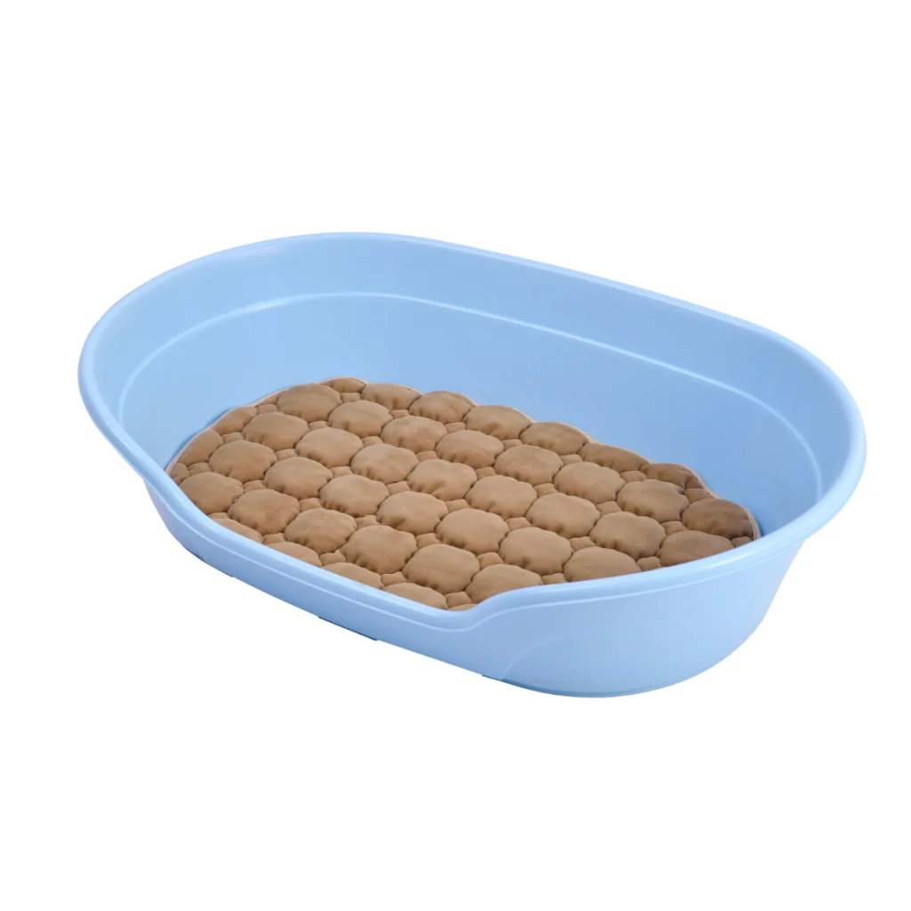 Pet Bed Medium Plastic Dog Bedding Sleeping Resting