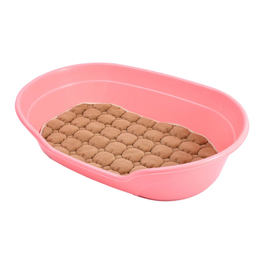Pet Bed Medium Plastic Dog Bedding Sleeping Resting