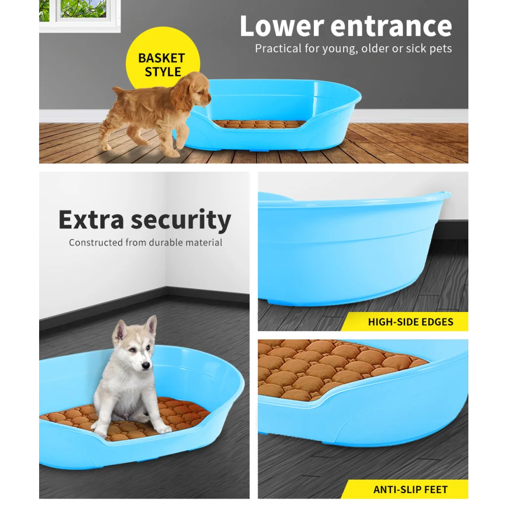 Pet Bed Small Plastic Dog Bedding Sleeping Resting Washable