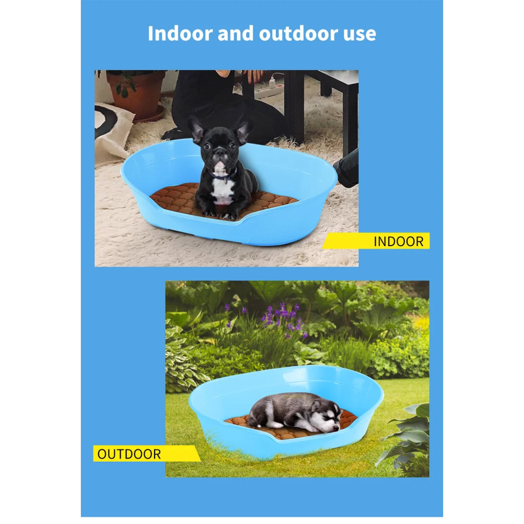 Pet Bed Small Plastic Dog Bedding Sleeping Resting Washable