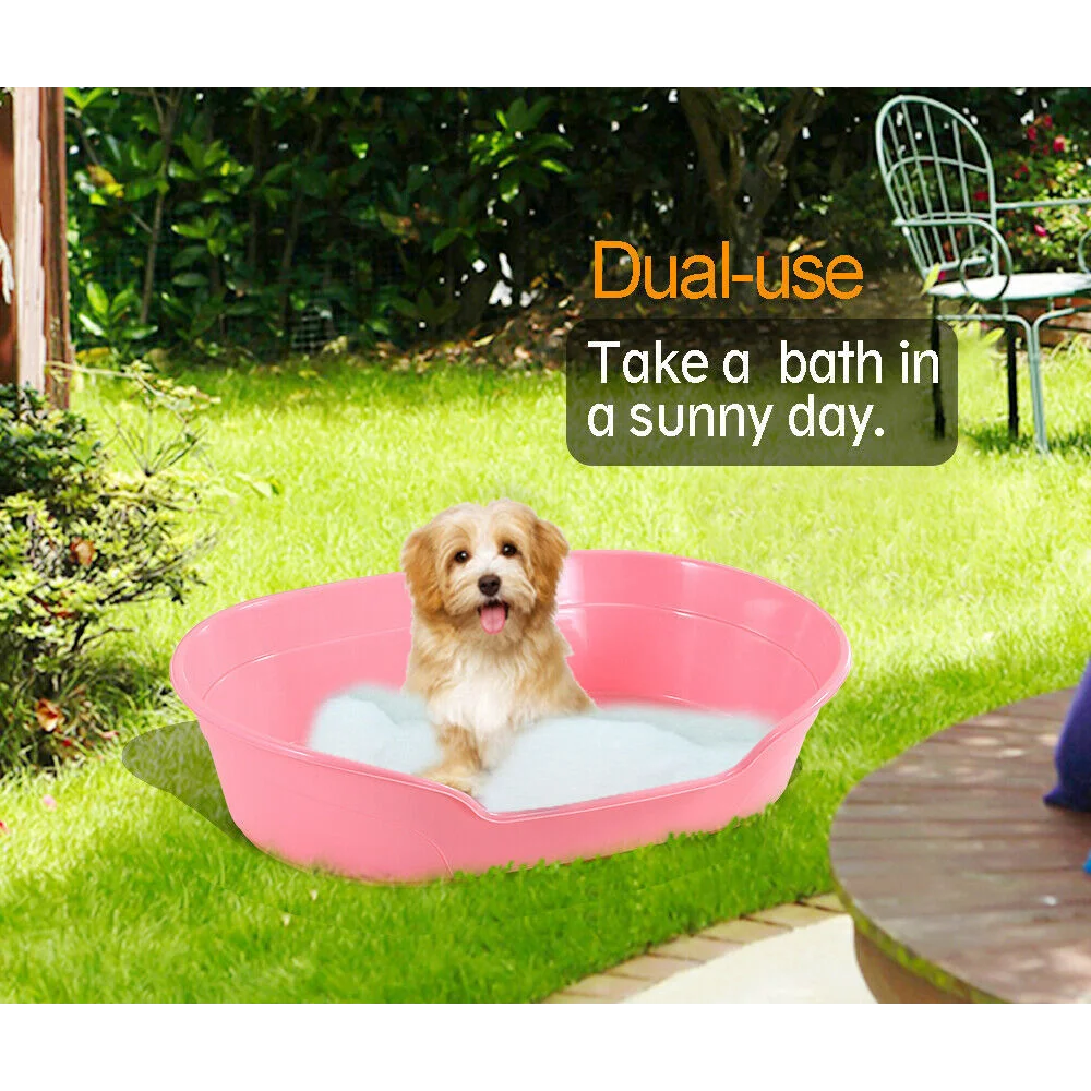 Pet Bed Small Plastic Dog Bedding Sleeping Resting Washable