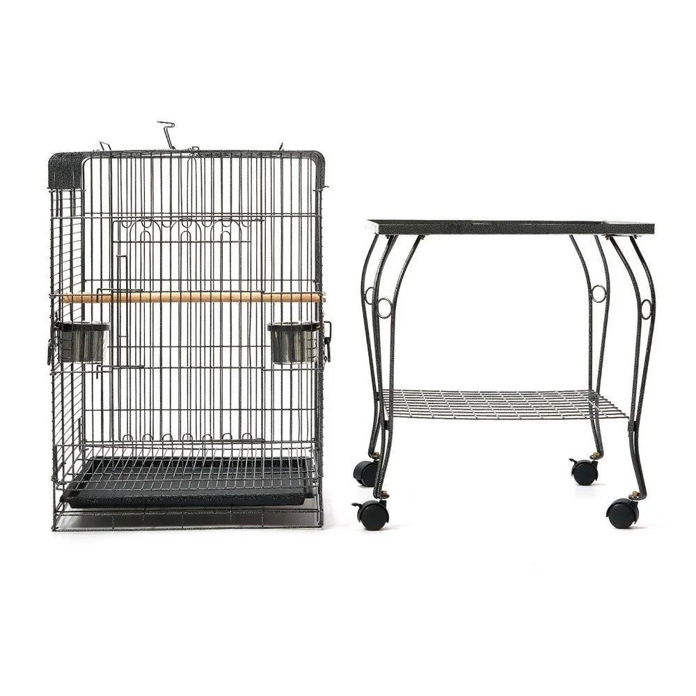 Pet Bird Cage Parrot Canary Aviary 148 cm - Pet Care