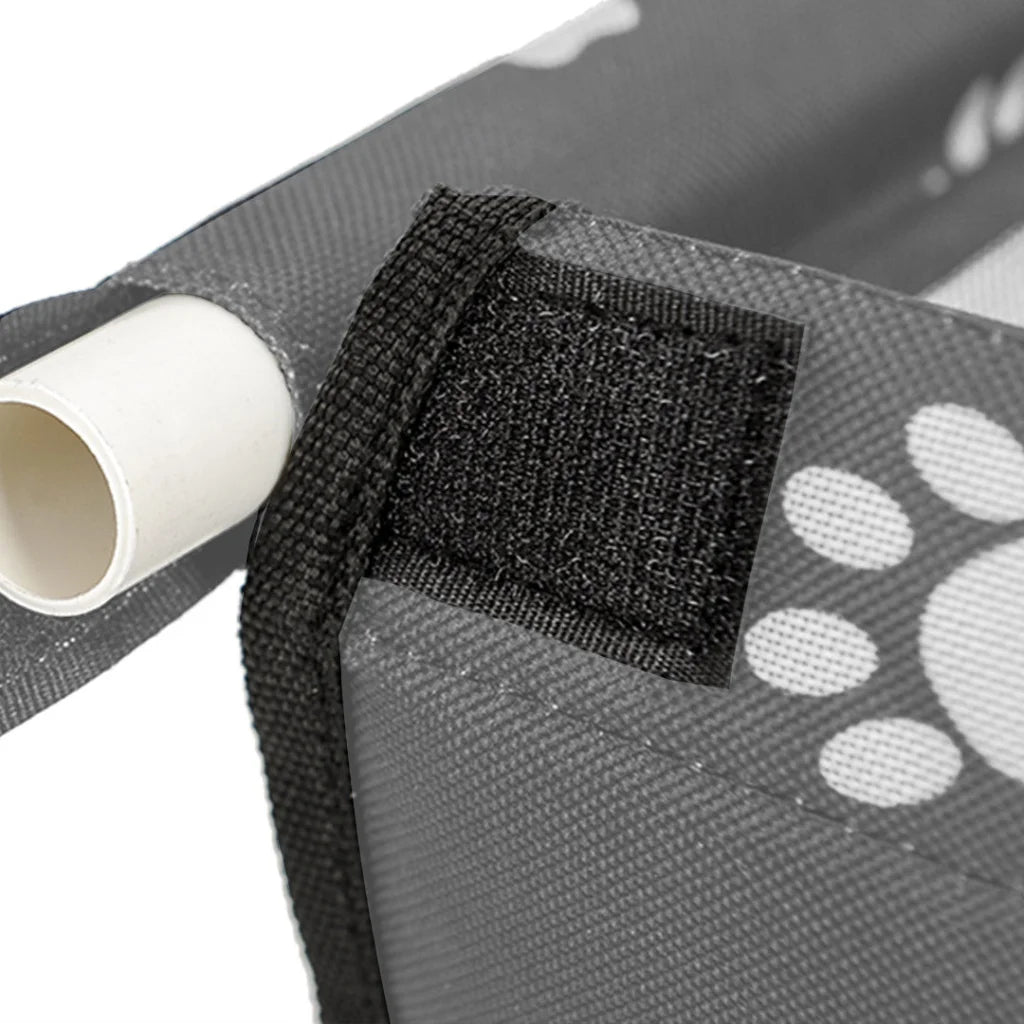 Pet Booster Car Seat Premium Waterproof Breathable Mesh Safety Travel Portable Dog Carrier Bag - Grey