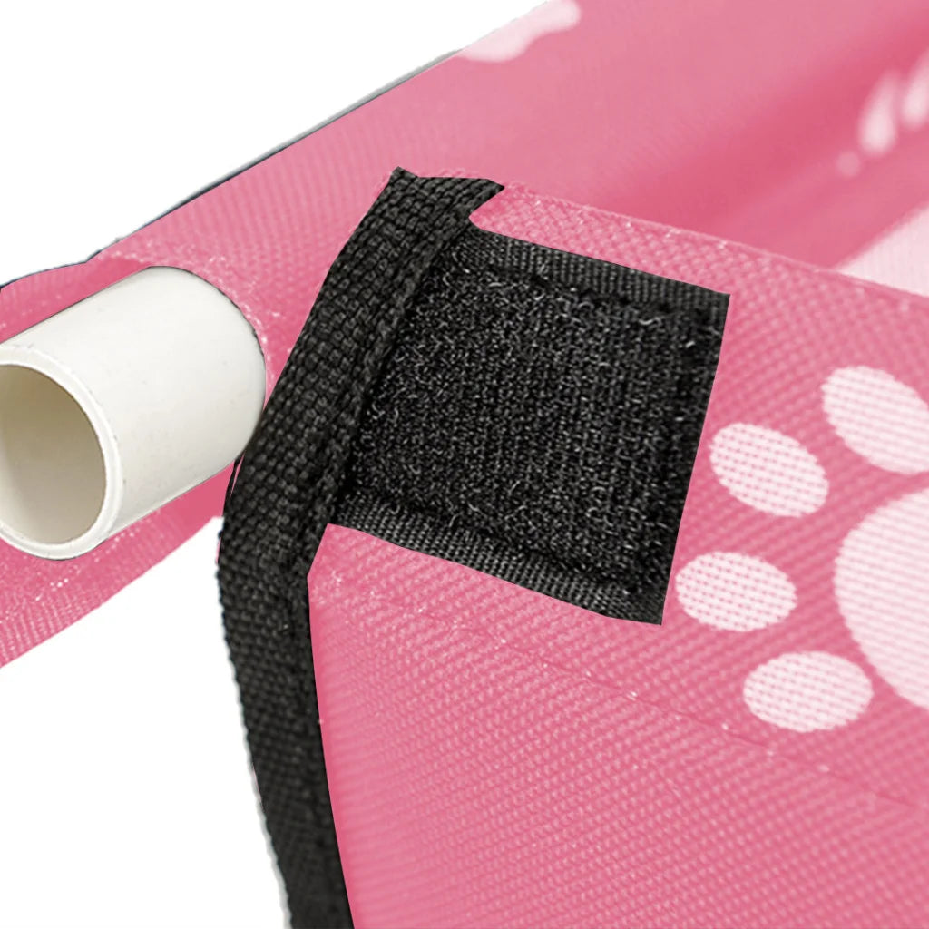 Pet Booster Car Seat Premium Waterproof Breathable Mesh Safety Travel Portable Dog Carrier Bag - Pink