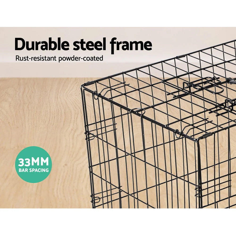 Pet Cage 36in Black - Dog Supplies