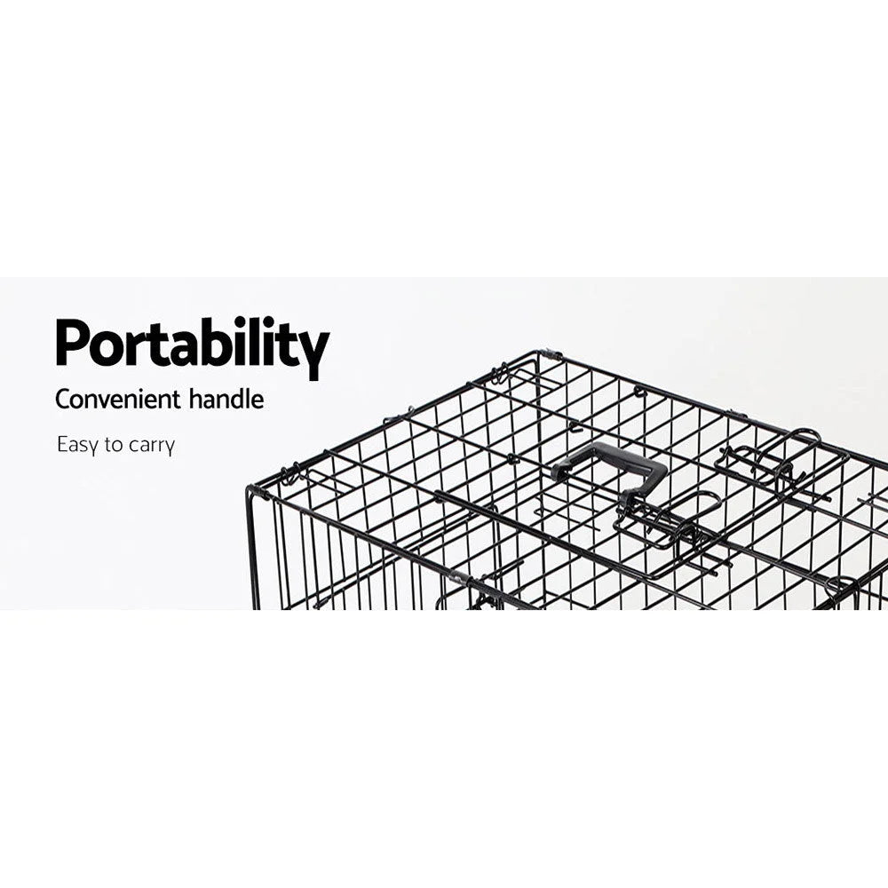 Pet Cage 36in Black - Dog Supplies