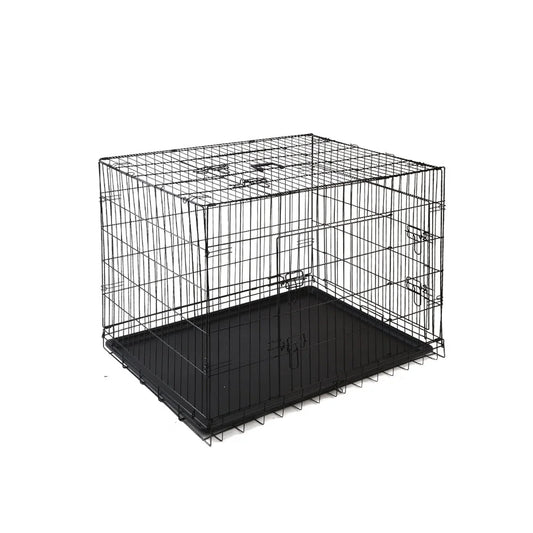 Pet Cage 48in Black - Dog Supplies