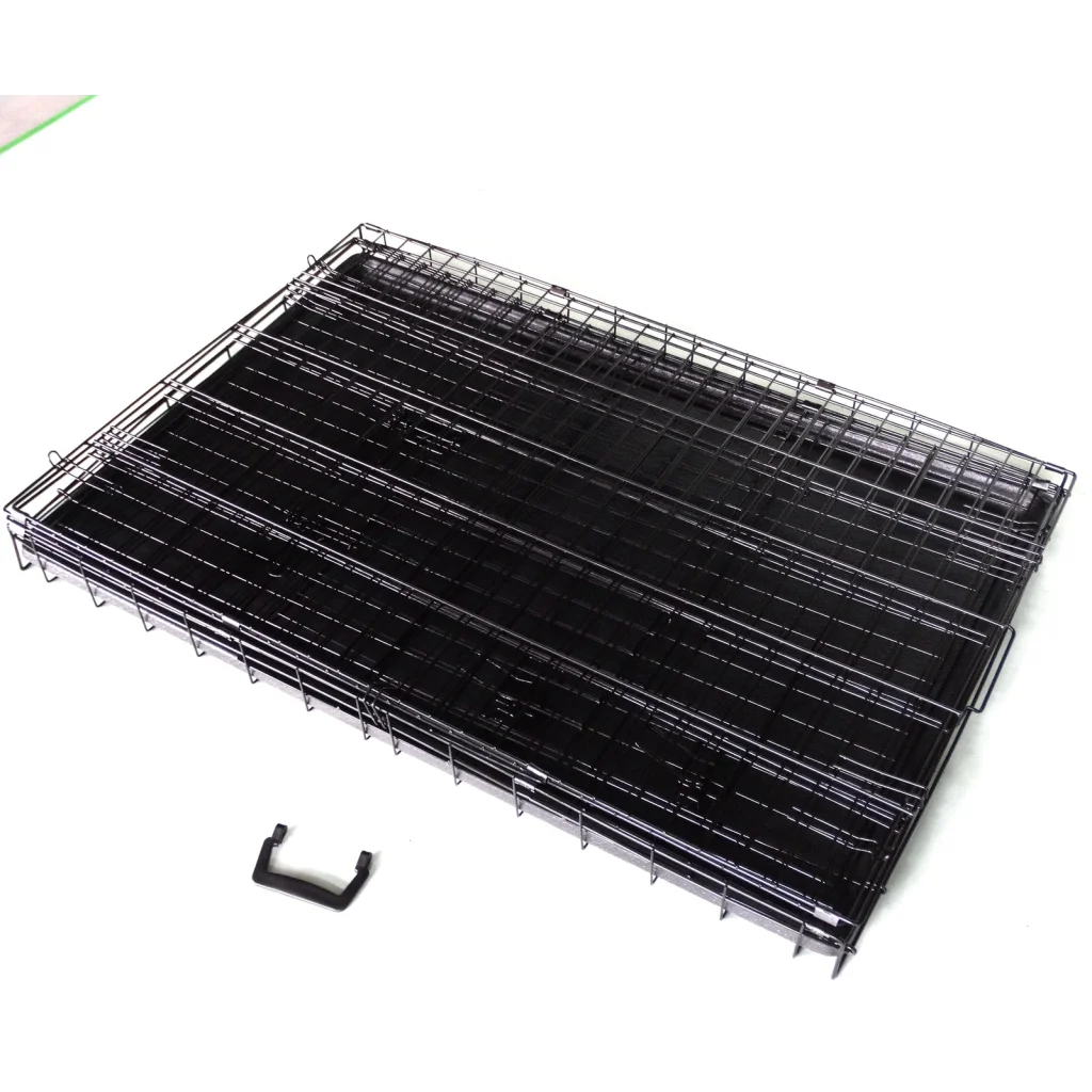Pet Cage Collapsible 48’’ Metal Dog Crate Cat Rabbit Cage