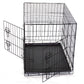 Pet Cage Collapsible 48’’ Metal Dog Crate Cat Rabbit Cage