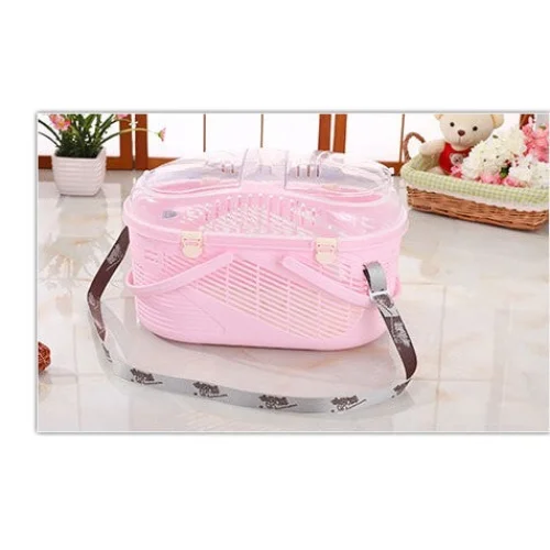 Pet Carrier Cage Dog Cat Rabbit Guinea Pig Ferret with Mat