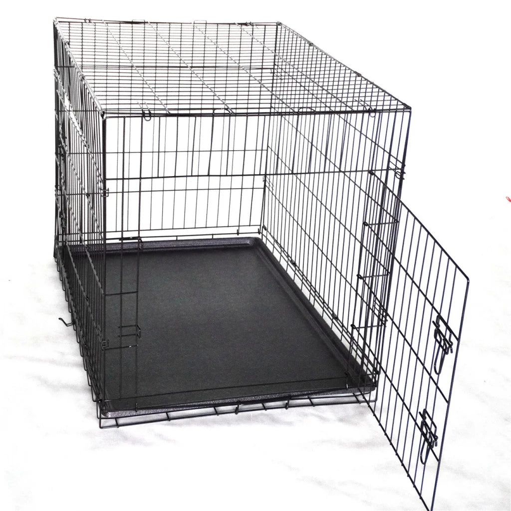 Pet Carrier Collapsible Metal Dog Cat Puppy Crate Cage 36’
