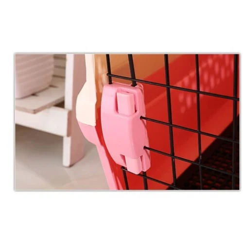 Pet Carrier Portable Plastic Dog Cat Travel Cage with Tray