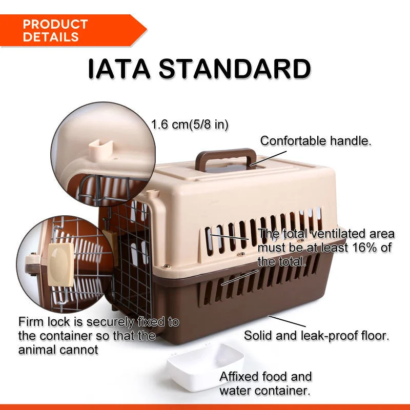 Pet Carrier Small Dog Cat Rabbit Crate Airline Cage