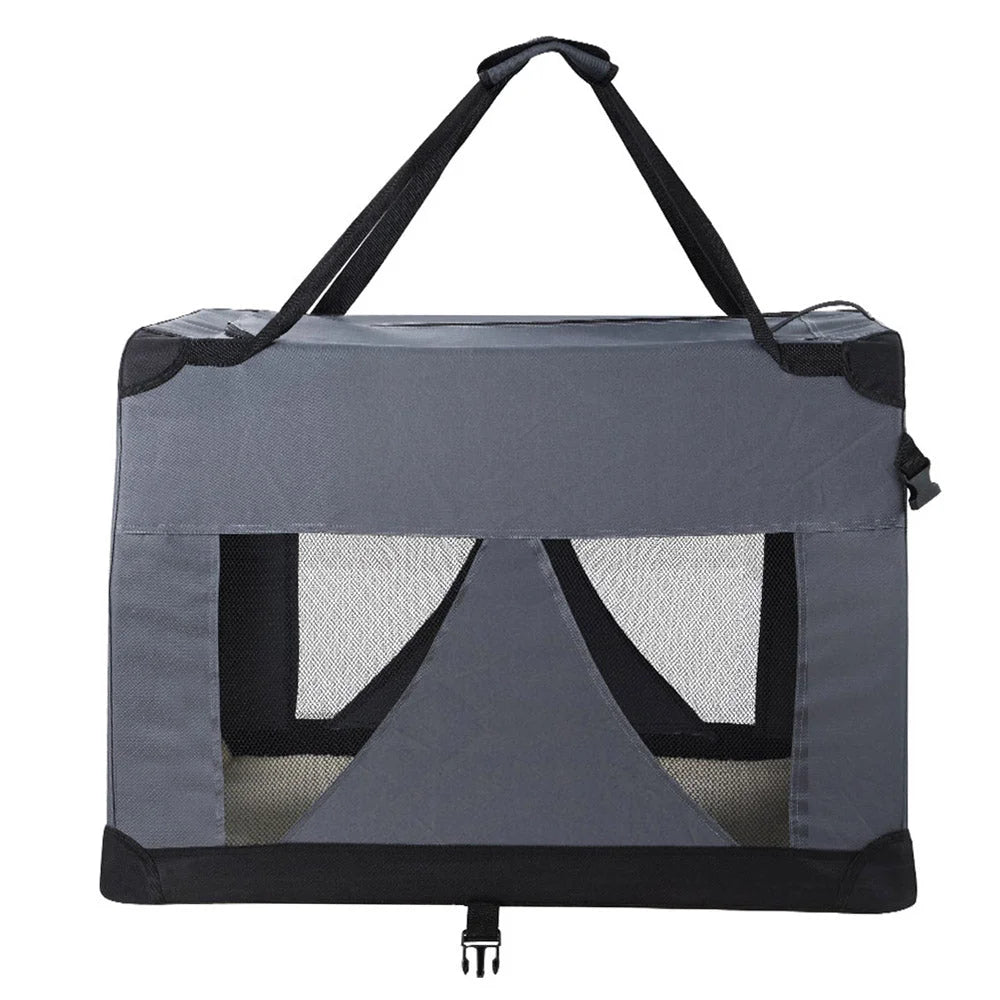 Pet Carrier Soft Crate Dog Cat Travel 121x80CM Portable